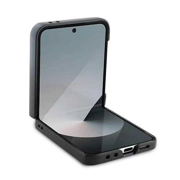 Case Karl Lagerfeld KLHCZF6PGKSKIHK Samsung Galaxy Z Flip6 Saffiano Monogram black/black