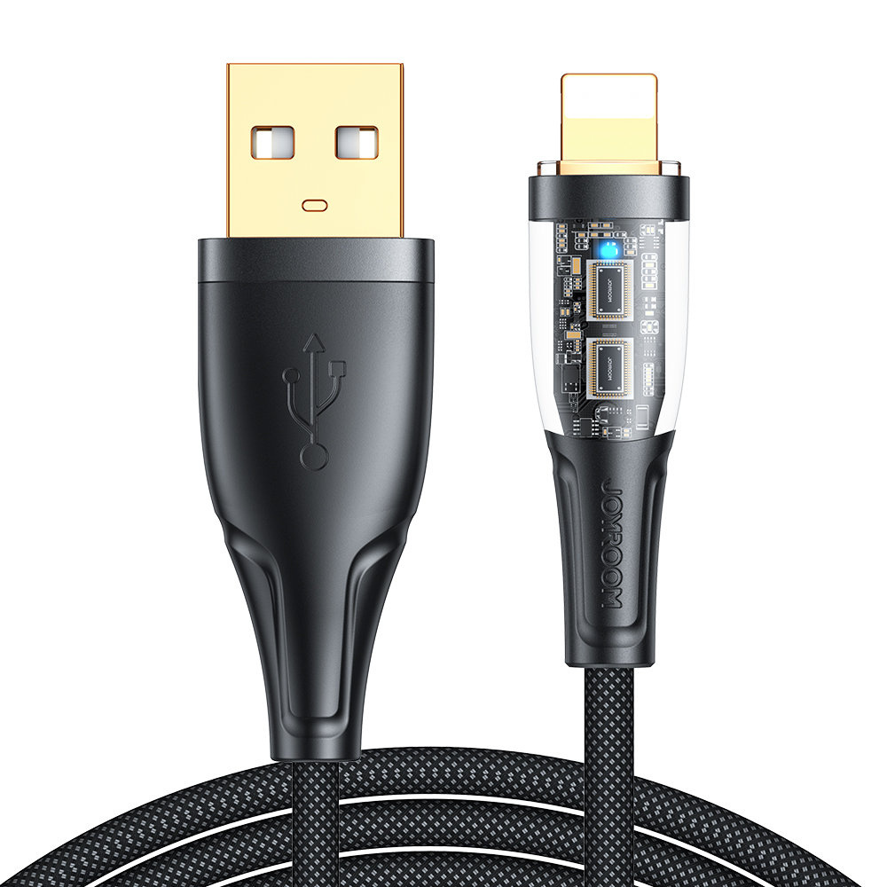 Joyroom Smart Power-Off USB-A/Lightning Cable 2.4A 1.2m black (S-UL012A3)