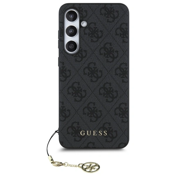 Guess GUHCS24FEGF4GGR Samsung Galaxy S24 FE hardcase 4G Charms Collection grey