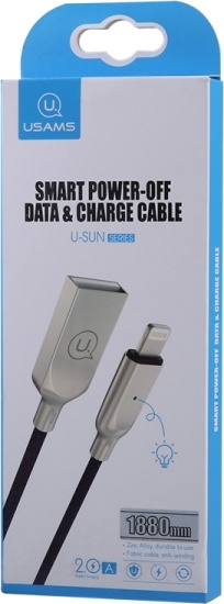 USAMS Cable power-off U-Sun Lightning blue 1,9m IPYSUSB202 (US-SJ170)