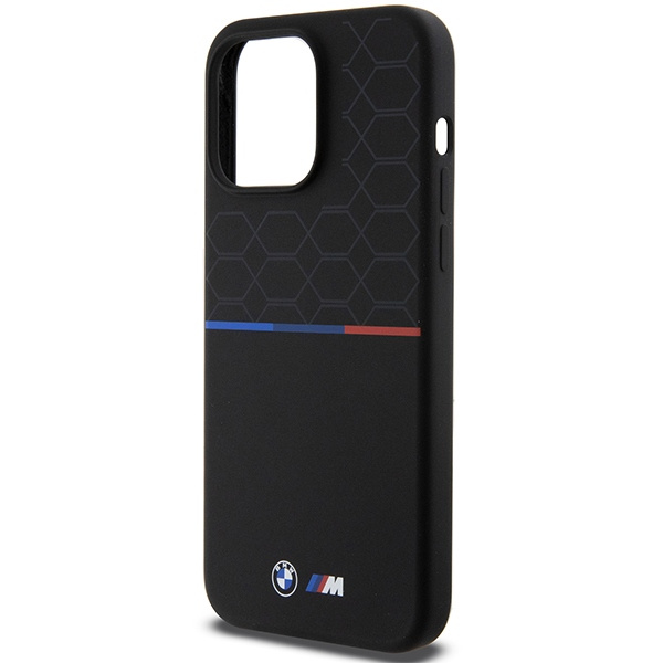 BMW BMHMP15X22SMPK Apple iPhone 15 Pro Max hardcase M Silicone Pattern MagSafe black