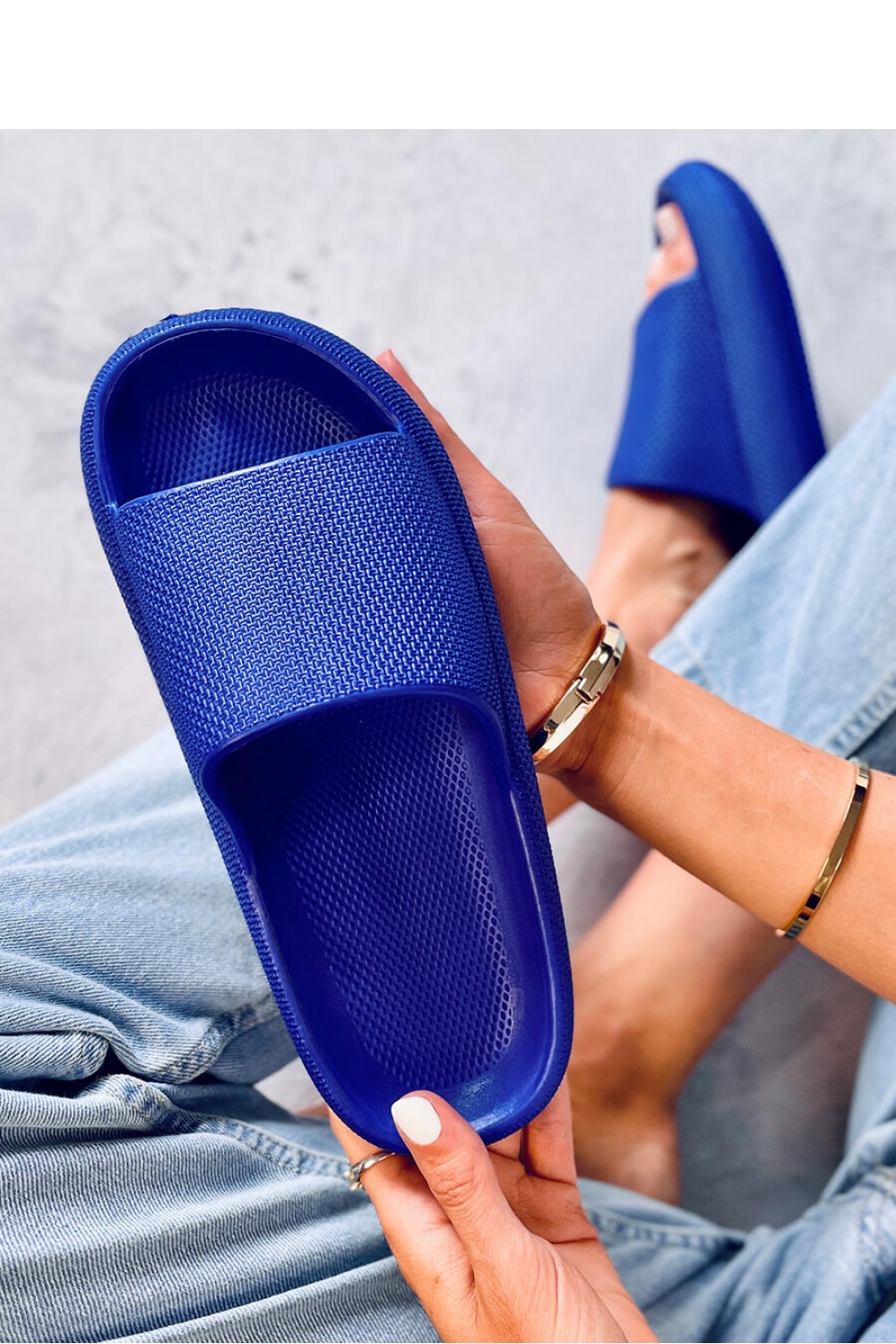 Flip-flops model 180432 Inello navy blue Ladies