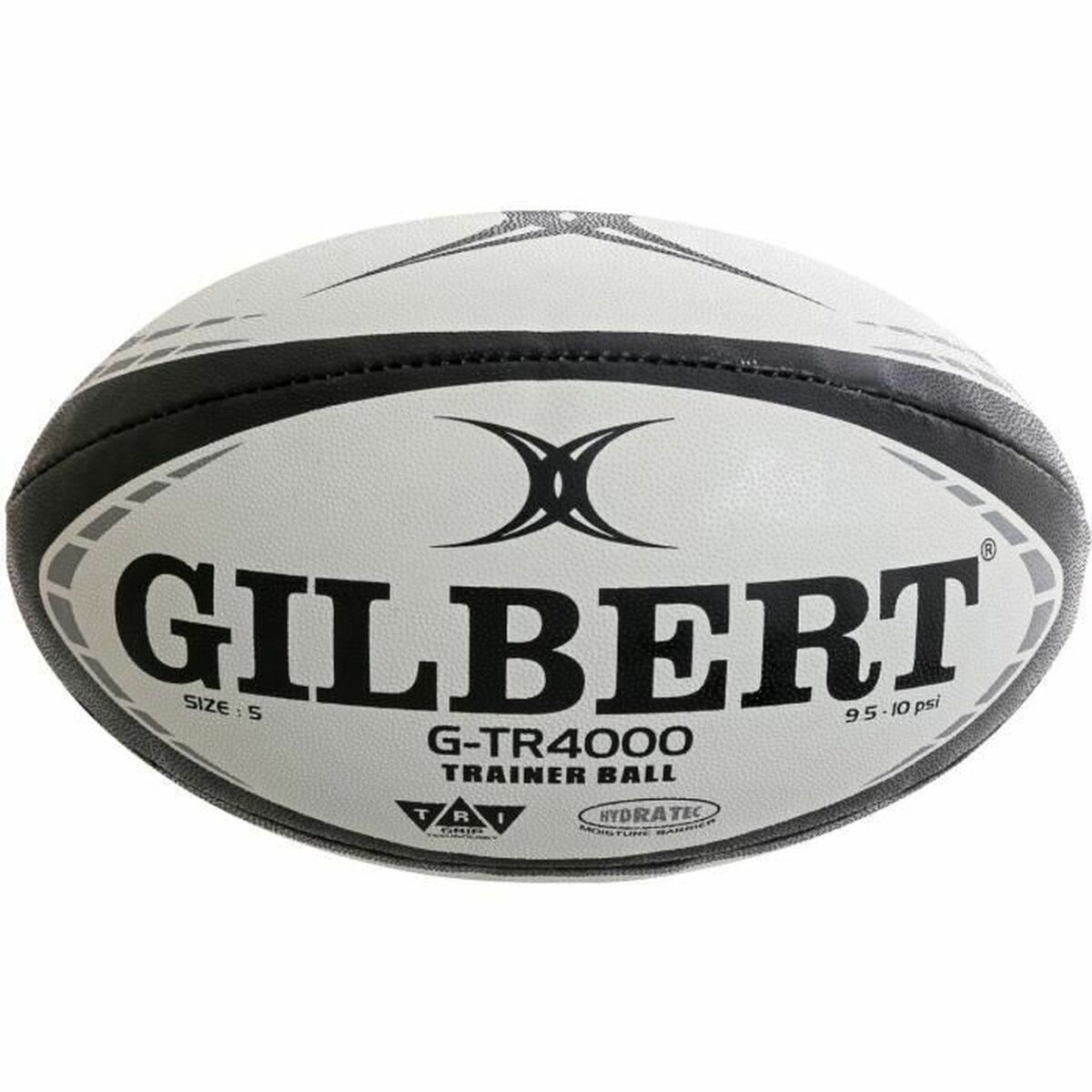 Rugby Ball Gilbert G-TR4000 TRAINER Bunt Schwarz