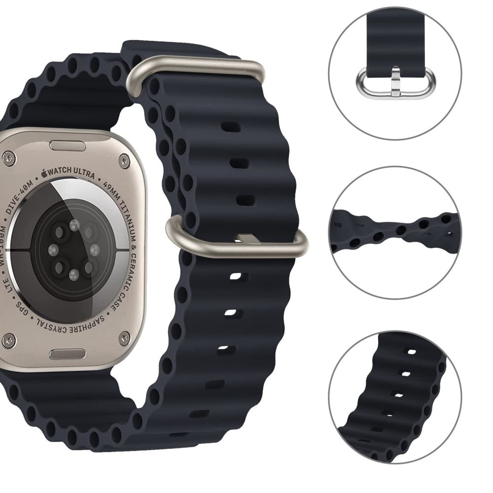 Tech-Protect Iconband Pro Apple Watch 4/5/6/7/SE/8/Ultra 44/45/49mm Black