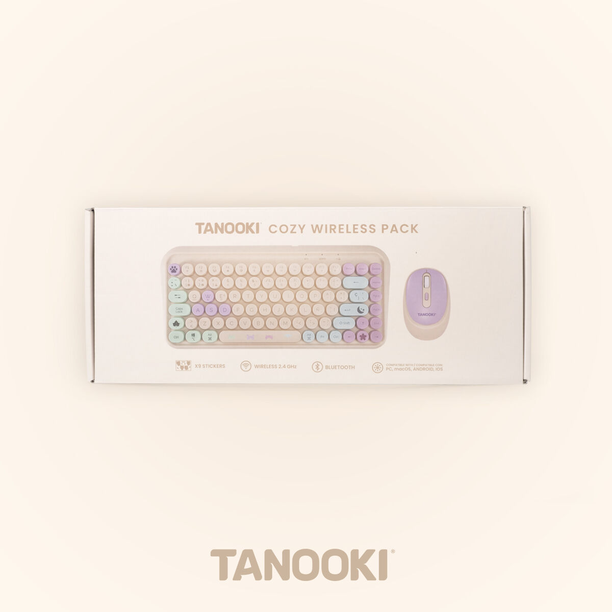 Keyboard and Mouse FR-TEC TNK4001 QWERTY