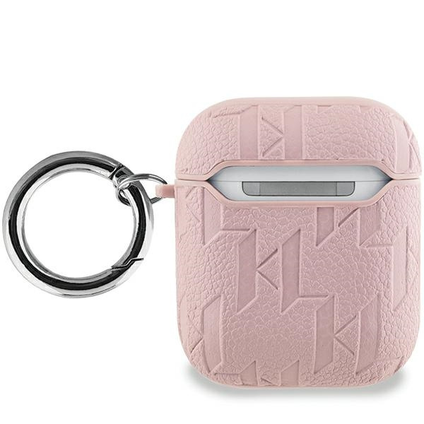 Karl Lagerfeld KLA2PGCHPP Apple AirPods 1/2 cover Monogram Choupette Head pink