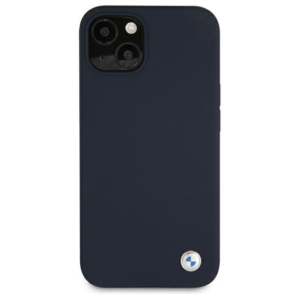 BMW BMHCP13SSILNA Apple iPhone 13 mini navy hardcase Silicone Signature