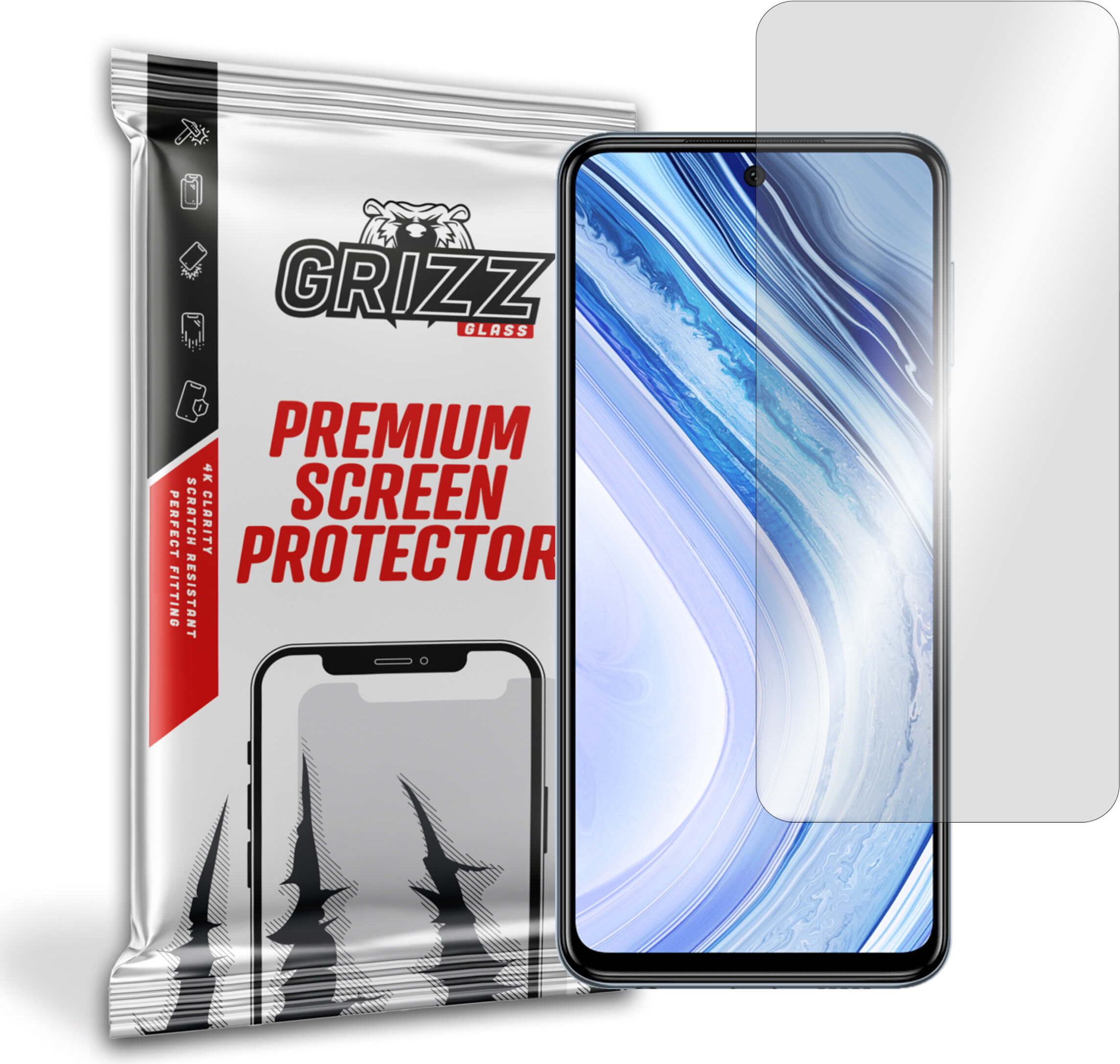 GrizzGlass HybridGlass Xiaomi Redmi Note 9 Pro 5G