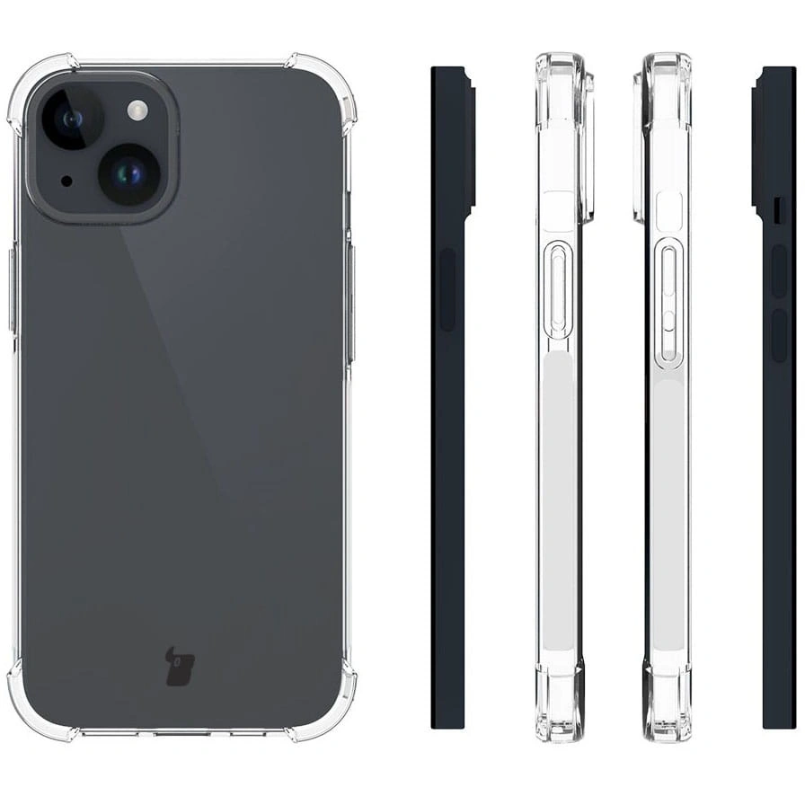 Bizon Case Clear Pack Apple iPhone 15 clear