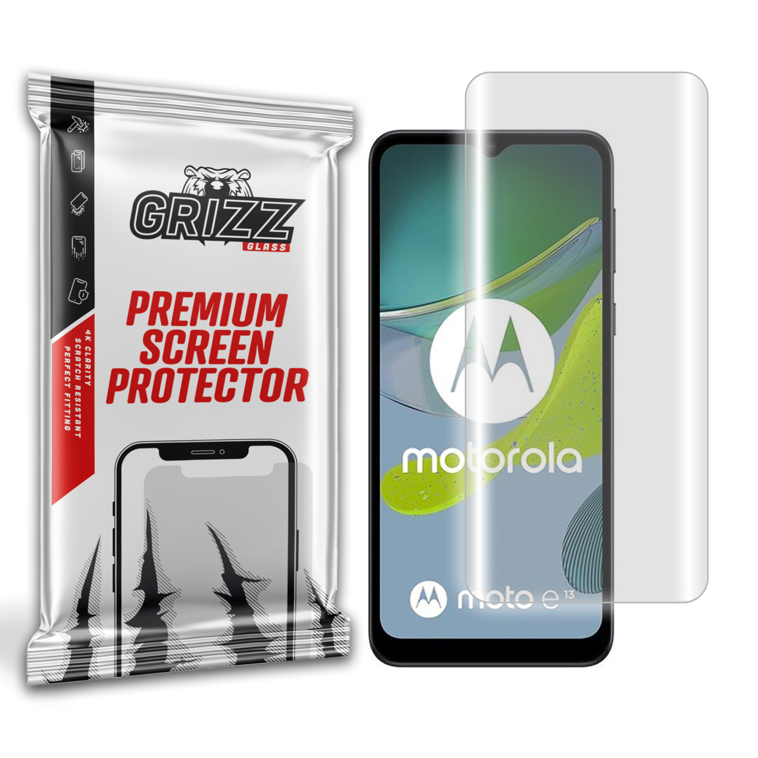 GrizzGlass Hydrofilm Motorola Moto E13