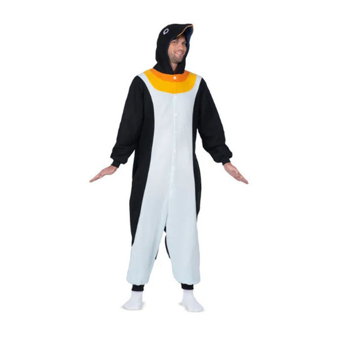 Costume for Adults My Other Me 2 Pieces Penguin Black