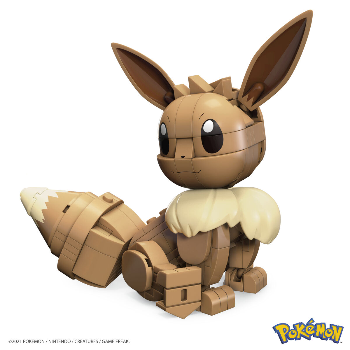 Przegubowa Figura Mega Construx  Eevee Medium + 7 lat 215 Części