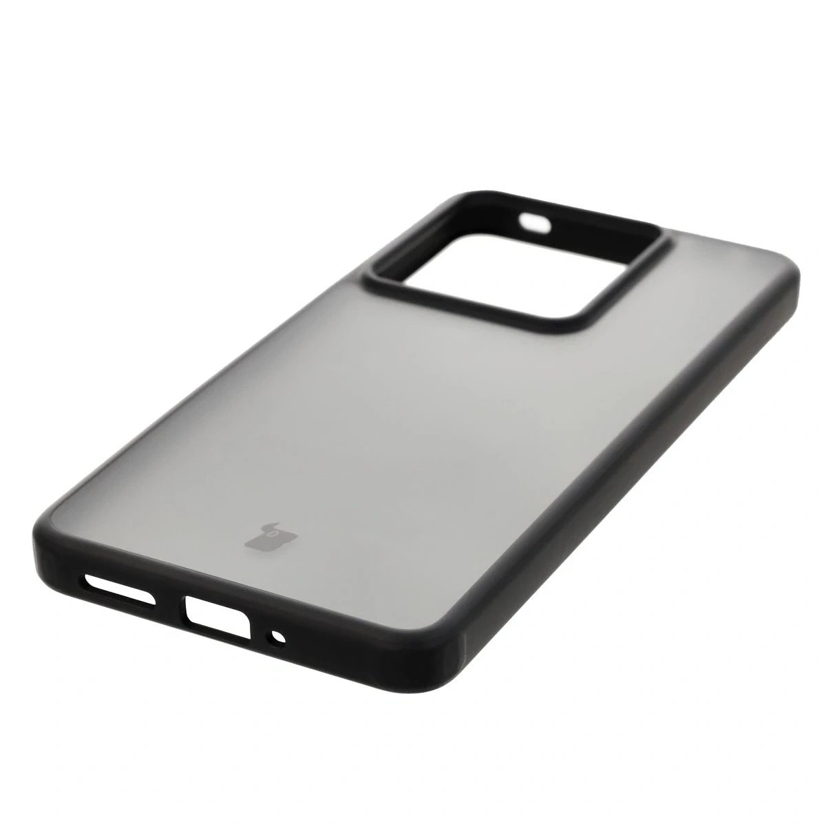 Etui Bizon Case Angelo do Realme GT 7 / 7T przydymione z czarną ramką