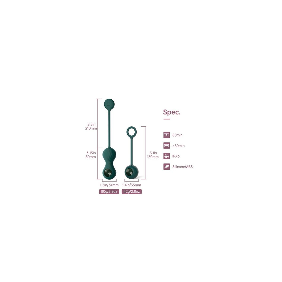 Weighted Kegel Training Kit Magic Motion