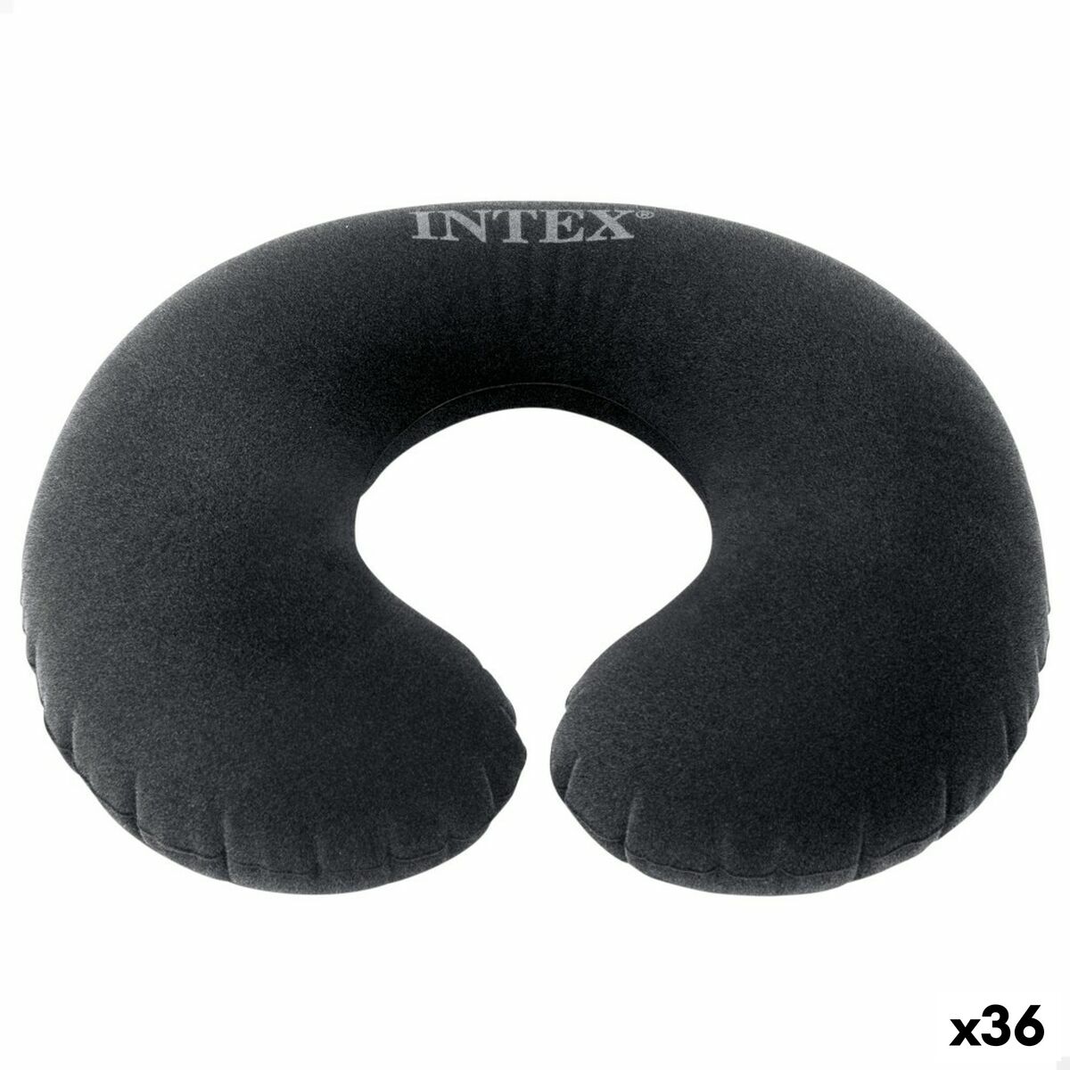 Travel pillow Intex Grey 36 x 10 x 30 cm