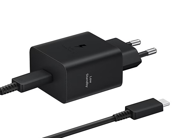 Samsung EP-T4511XBEGEU wall charger USB-C PD 45W + USB-C / USB-C cable 3A 1.8m Super Fast Charge black