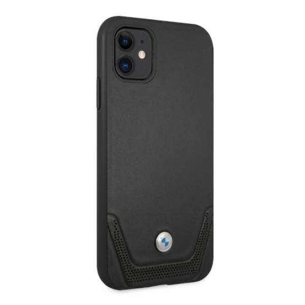 BMW BMHCN61RSWPK Apple iPhone 11 black hardcase Leather Perforate