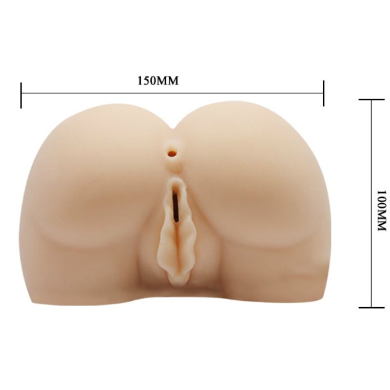 BAILE FOR HIM - REALISTIC BUTT WITH VIBRATION AND REMOTE CONTROL
