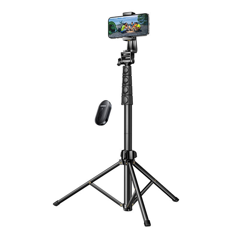 Selfie stick tripod with remote control UGREEN LP680 Bluetooth (black)