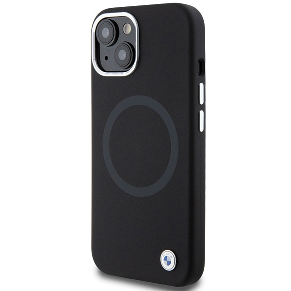 BMW BMHMP15SSILBK2 Apple iPhone 15 Signature Liquid Silicone MagSafe black