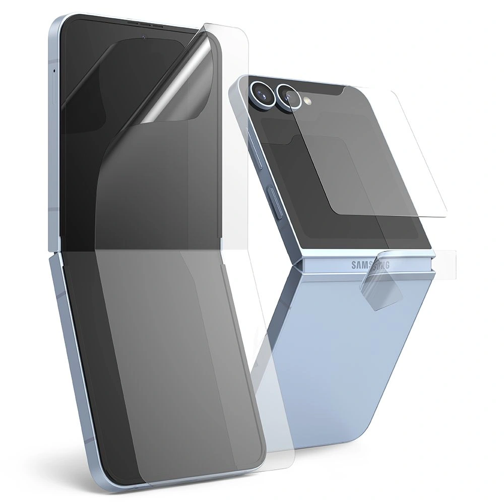 Protector Kit Ringke 3in1 Protector Samsung Galaxy Z Flip 6 Clear [2 PACK]