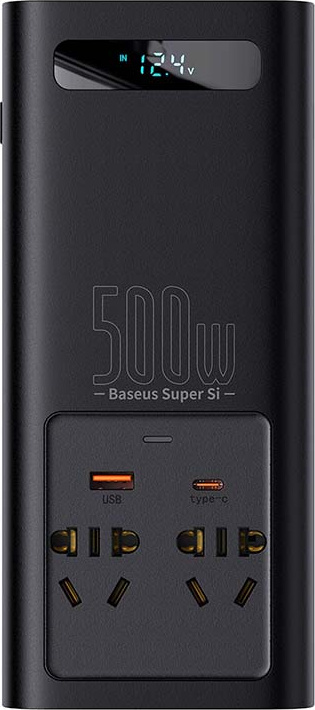 Baseus Power Inverter 500W (220V CN/EU) Black