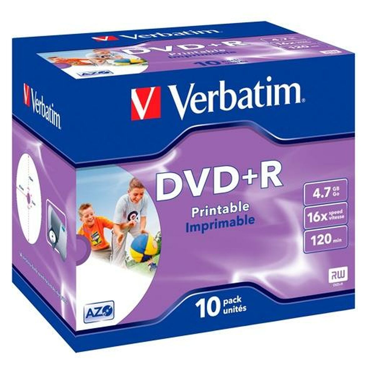 DVD+R Verbatim 10 Sztuk 16x 4,7 GB