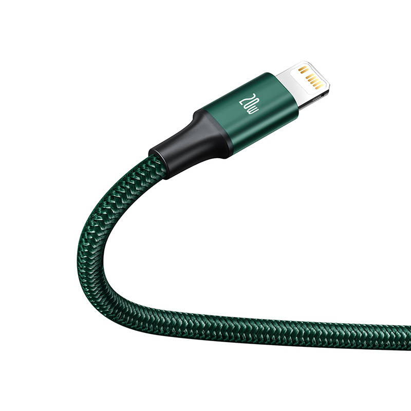 Baseus Rapid Series 3-in-1 cable USB-C micro USB / Lightning / USB-C, 20W, 1.5m (green)