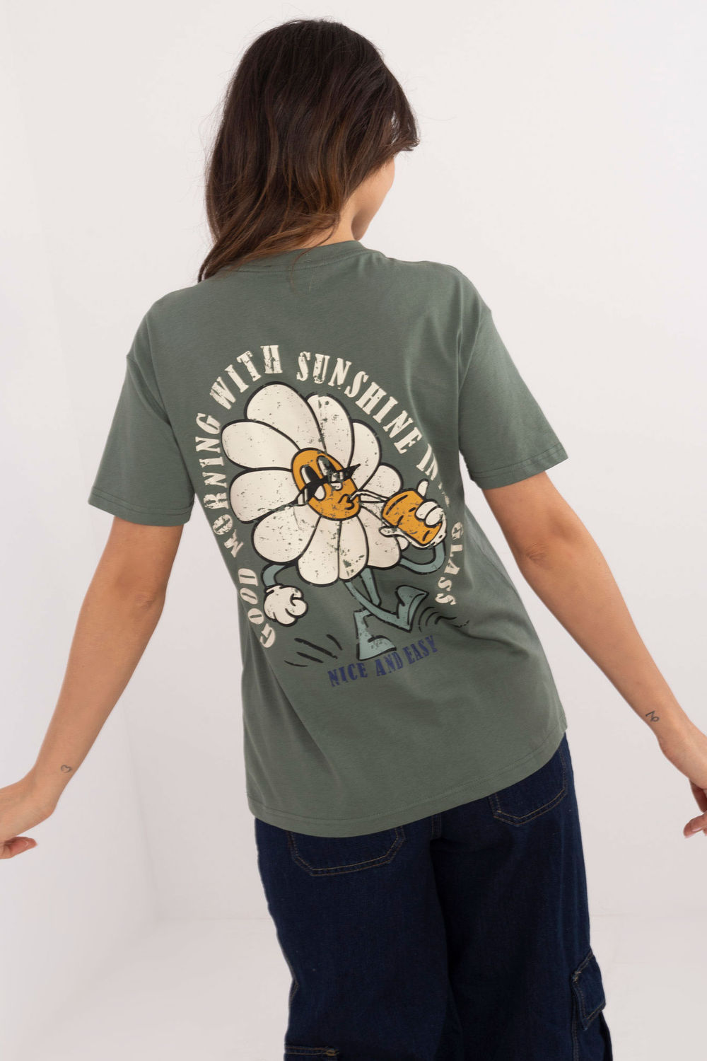  T-shirt model Sublevel  green