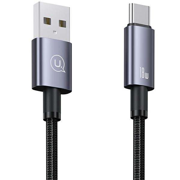 USAMS US-SJ663 USB-A / USB-C cable 3A 1,2m Fast Charging tarnish