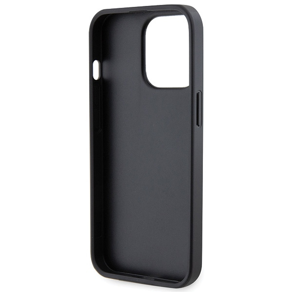 Guess GUHCP13LP4TDSCPK Apple iPhone 13/13 Pro hardcase Crossbody 4G Metal Logo black