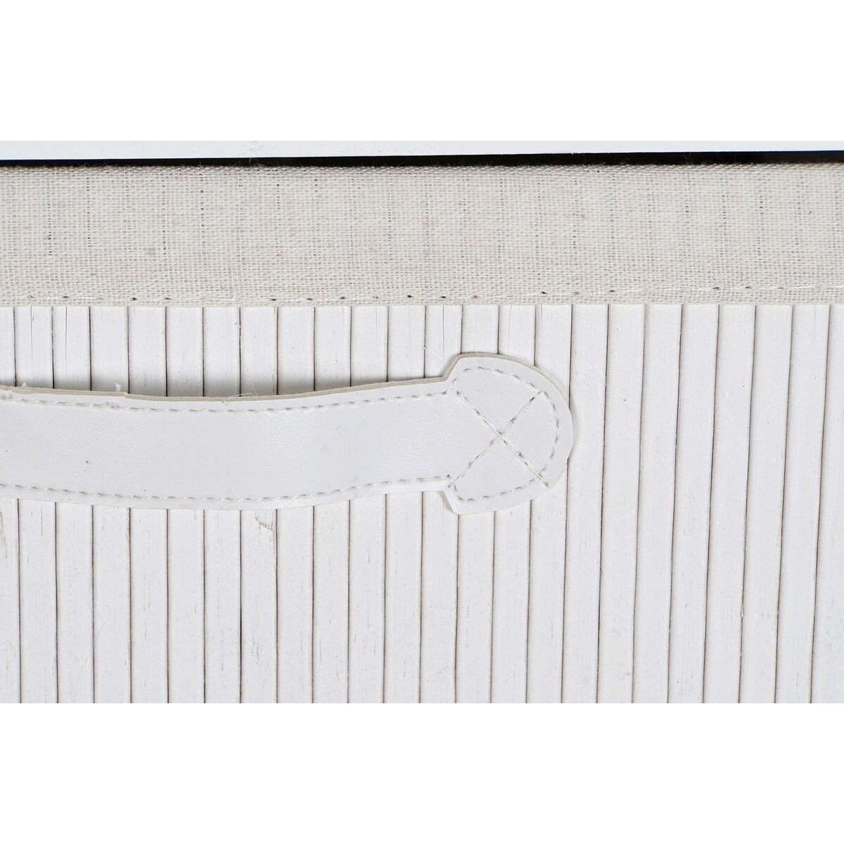 Chest of drawers DKD Home Decor White Bamboo Paolownia wood 42 x 32 x 98 cm