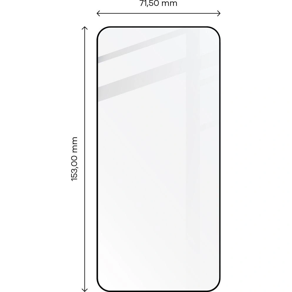 Bizon Glass Edge 2 Samsung Galaxy S23 Plus black