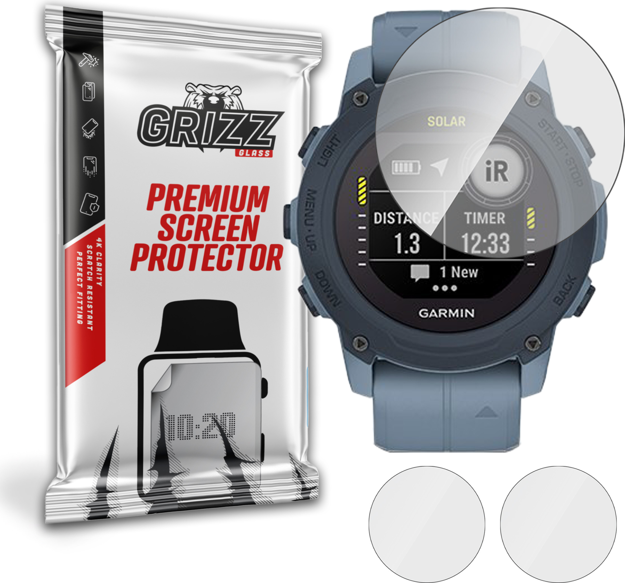 GrizzGlass HybridGlass Garmin Descent G1