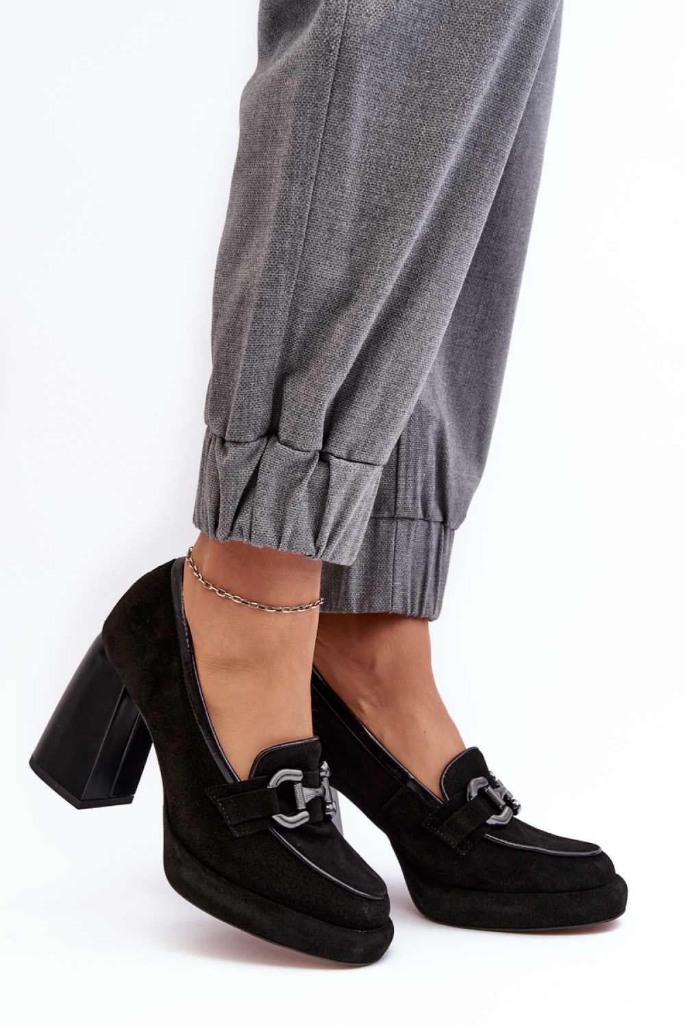  Block heel pumps model 188521 Step in style  black