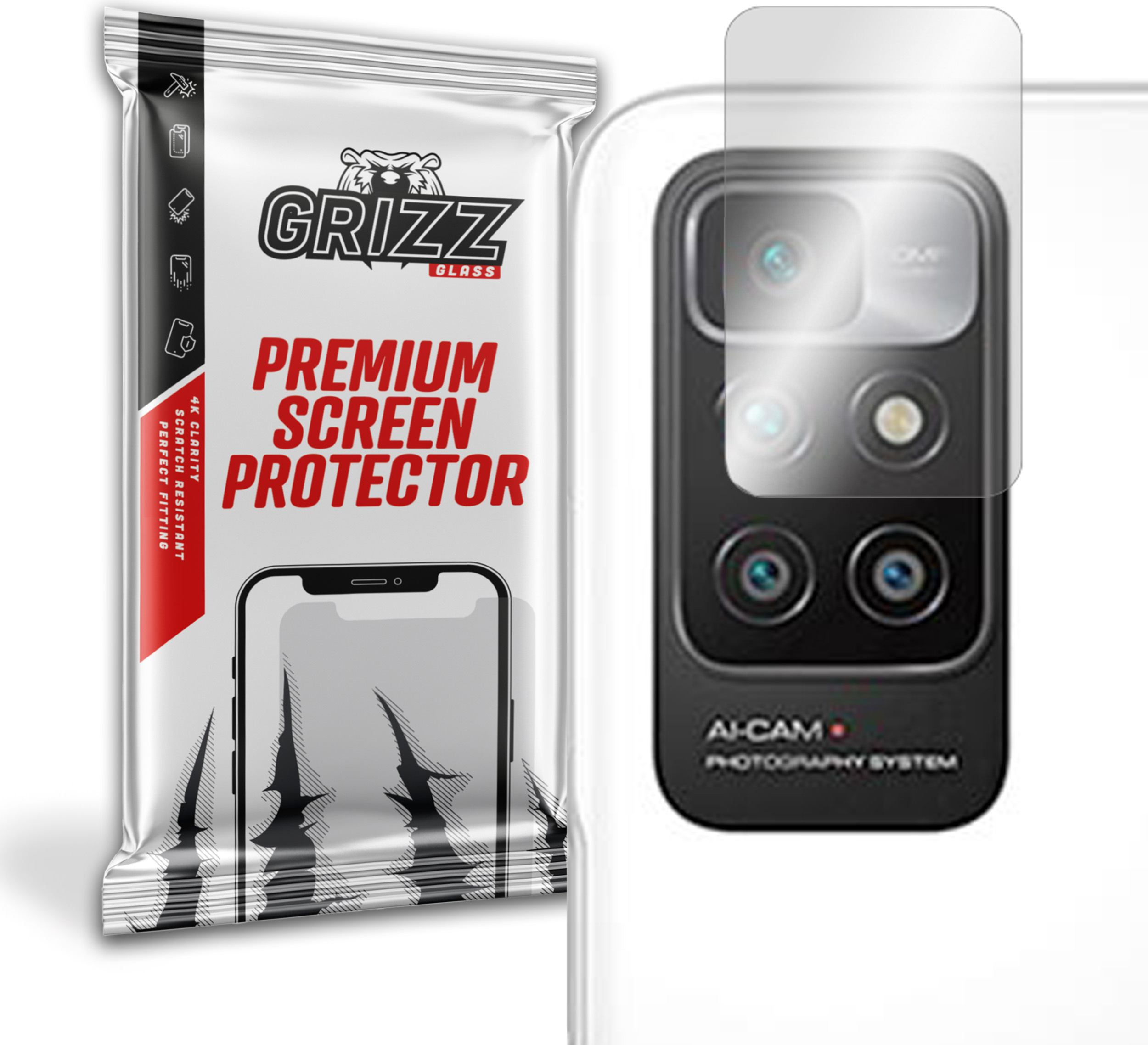 GrizzGlass HybridGlass Camera Xiaomi Redmi 10 Prime 2022