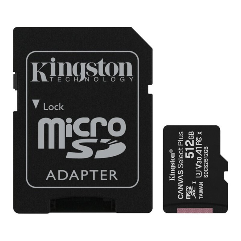 Micro SD Memory Card with Adaptor Kingston SDCS2 100 MB/s