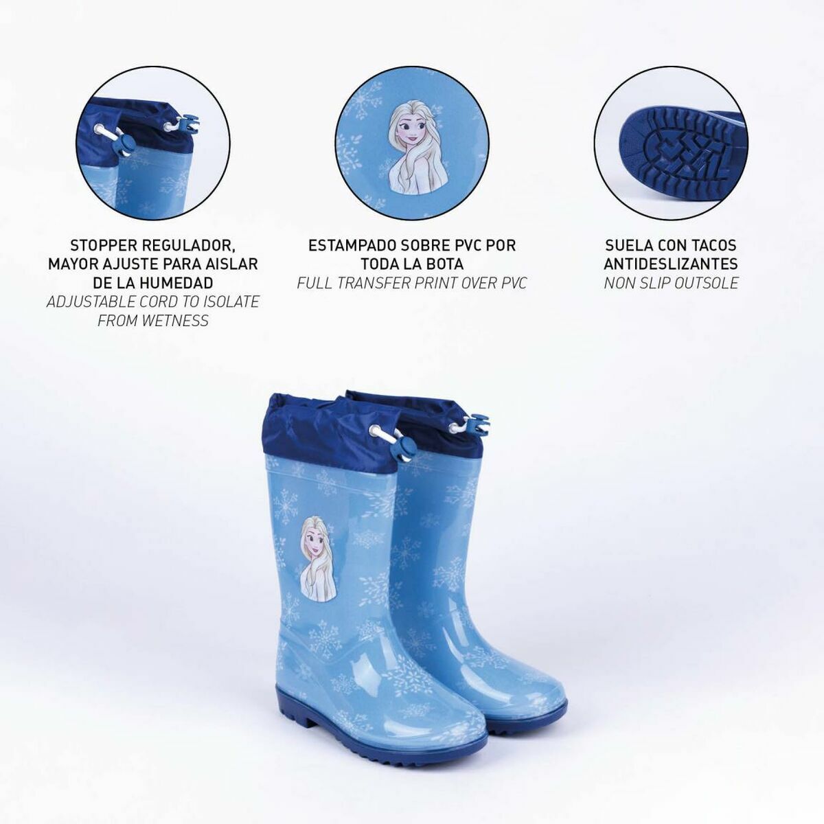 Children's Water Boots Frozen Blue
