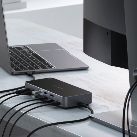 Satechi Triple 4K Display Docking Station (3x4K/60Hz,100W,2xDP1.4,3xHDMI2.0)