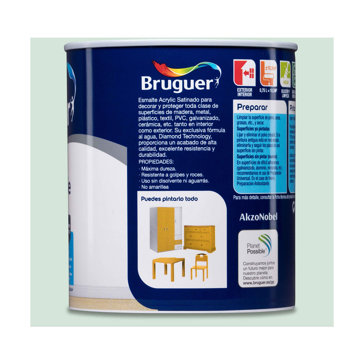 Lakier Bruguer 5298031 750 ml Emalia do wykończeń