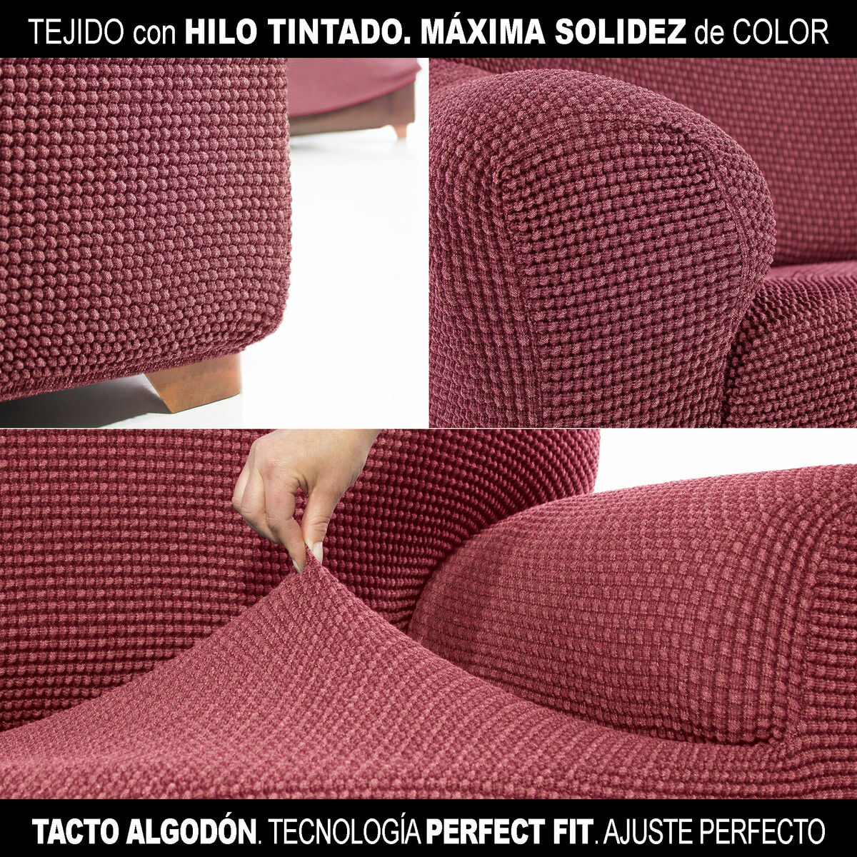 Chaise longue cover with short right arm Sofaskins NIAGARA 210 - 340 cm Chaise longue cover with short right arm Sofaskins NIAGARA 210 - 340 cm
