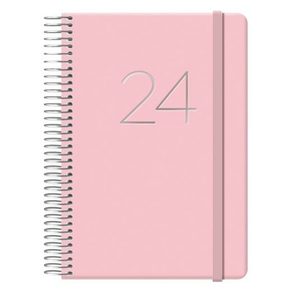 Diary GLOSS DOHE 2024 Annual Pink 12,5 x 18 cm