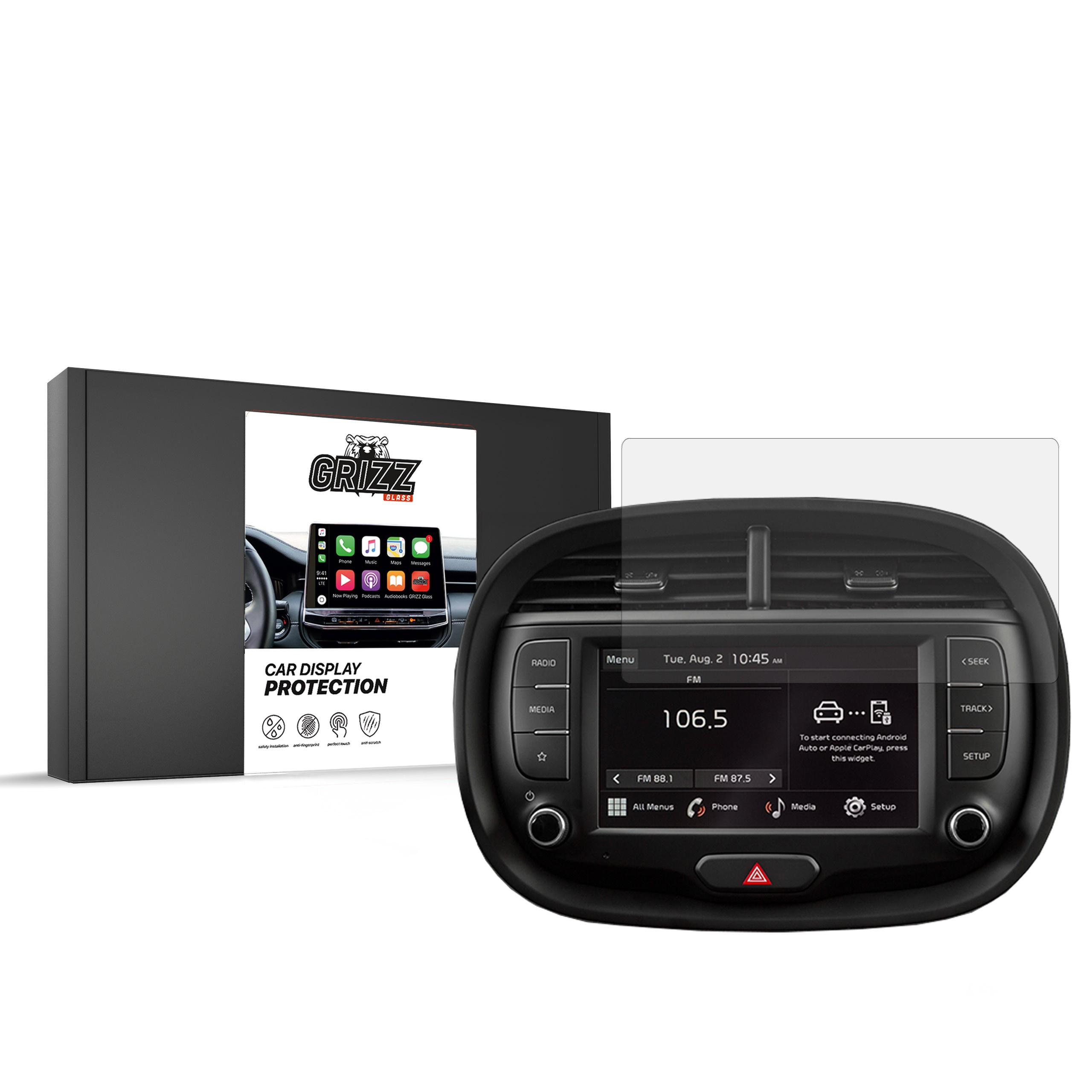 GrizzGlass CarDisplay Protection Kia E-Soul 2 2023