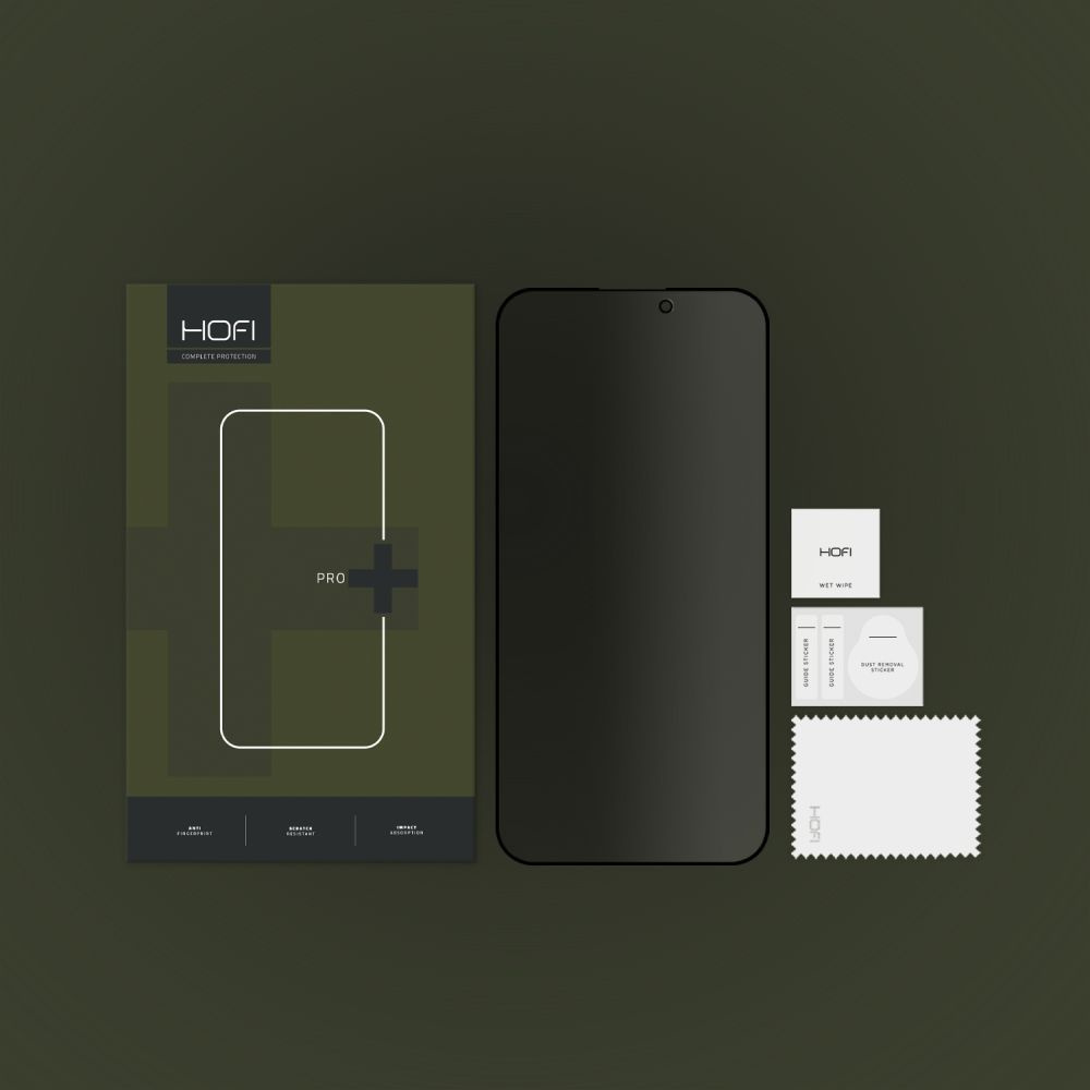 Hofi Anti Spy Glass Pro+ Apple iPhone 15 Pro Max Privacy