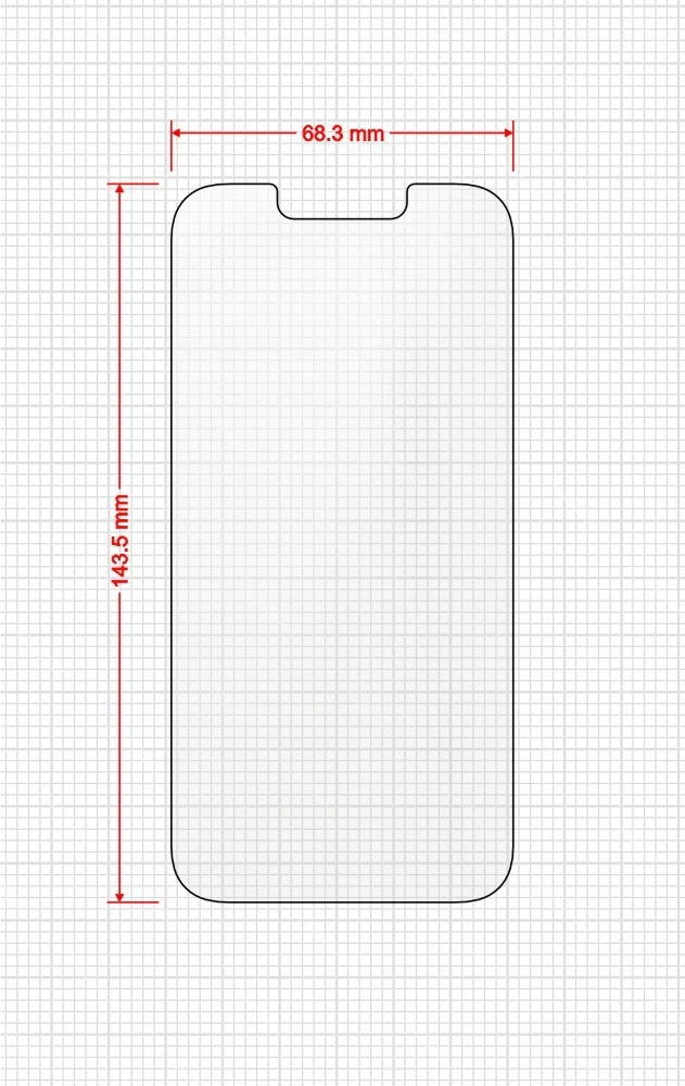 GrizzGlass MatteScreen Easy Apple iPhone 13 [2 PACK]
