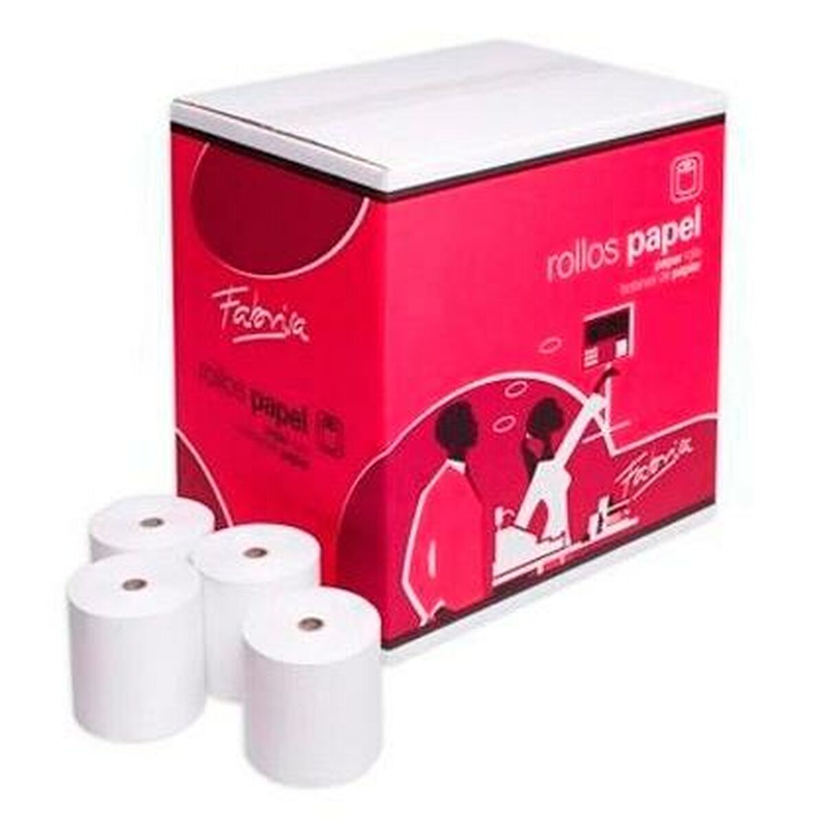 Thermal Paper Roll Fabrisa 60 x 55 x 12 mm (10Units)