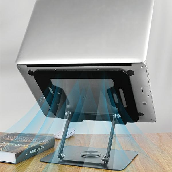 AWEI X46 rotating desk mount for laptops up to 16 inch black