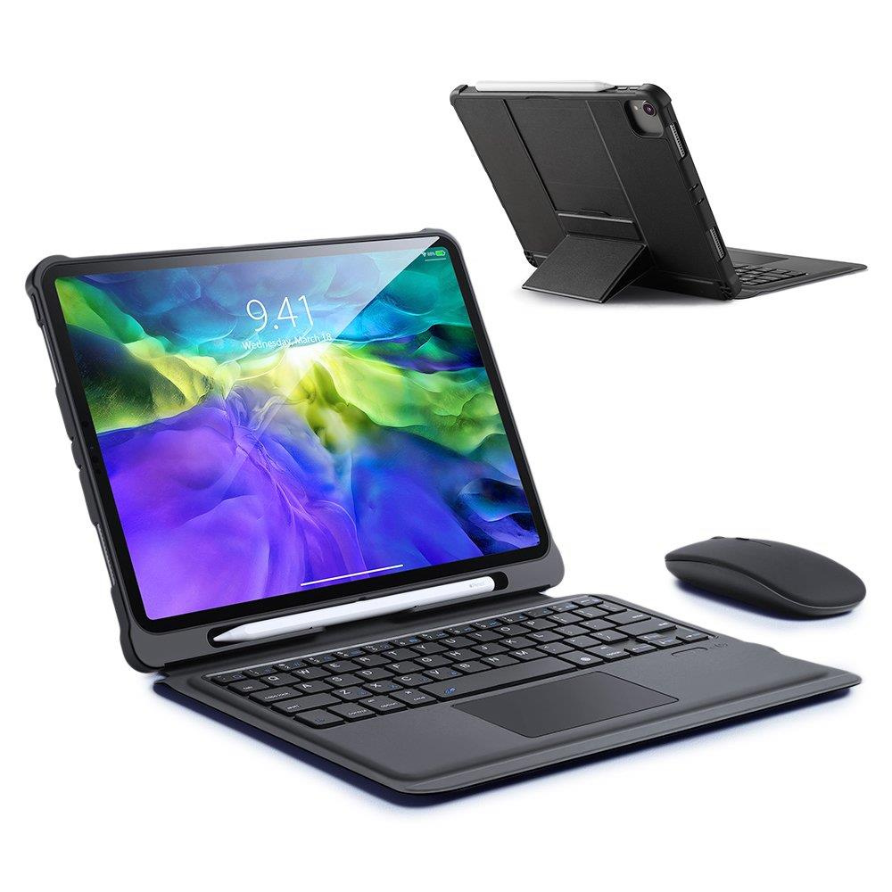 Dux Ducis Touchpad Keyboard Case Bluetooth Apple iPad Air 10.9 2020/2022 (4, 5 gen)/iPad Pro 11 2018/2020/2021 (1, 2, 3 gen) black