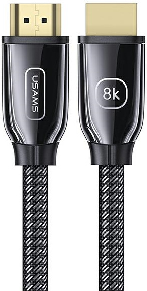 USAMS Cable HDMI - HDMI 2.1 U67 3m 8K black Ultra HD SJ498HD01 (US-SJ498)