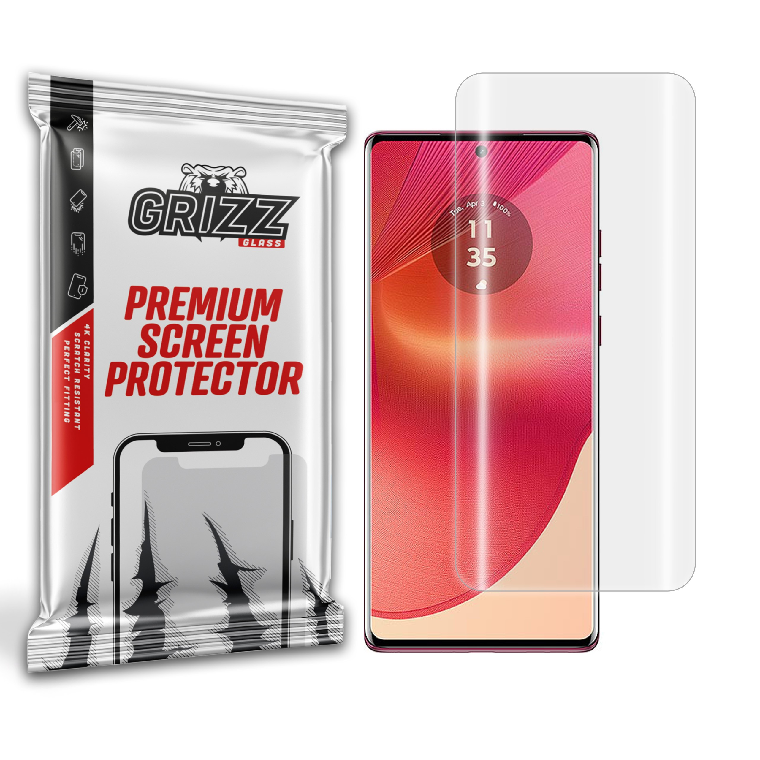 GrizzGlass Hydrofilm Motorola Edge 50 Fusion